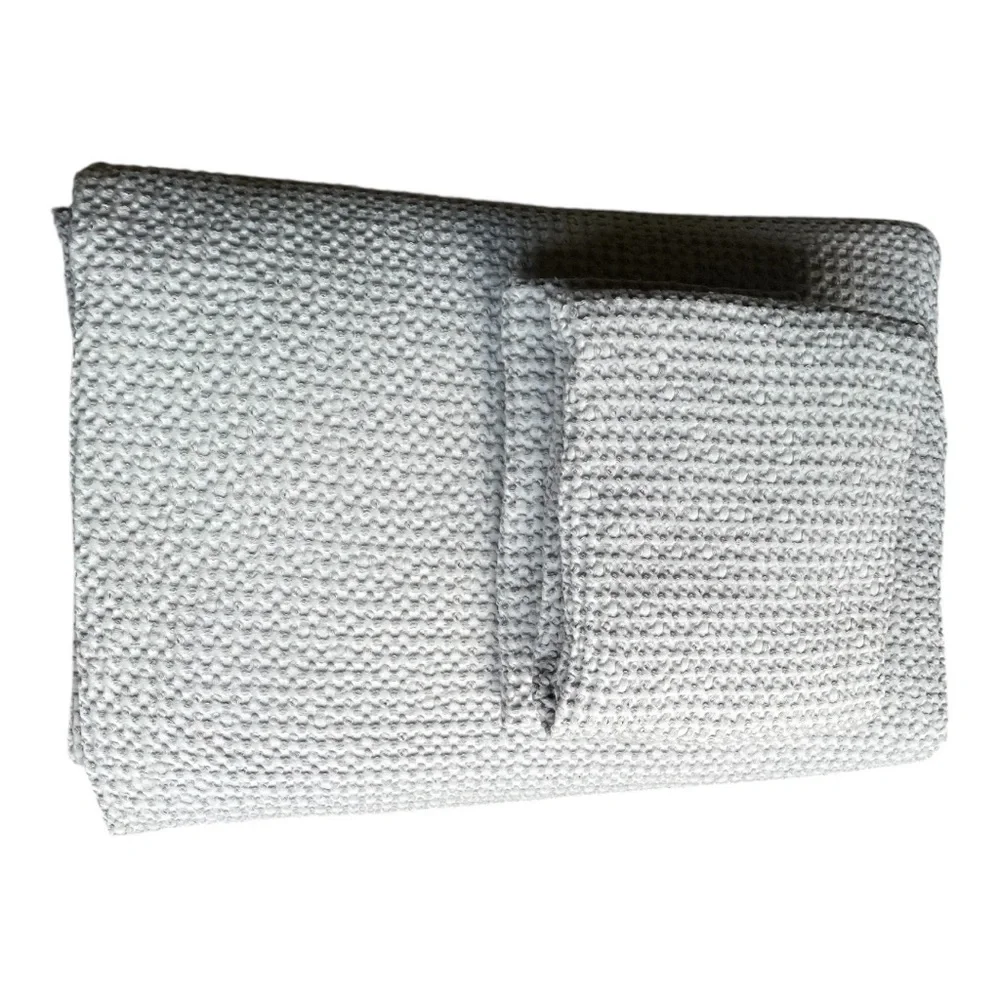 Bedsure Cotton Waffle Weave Duvet Cover Set Queen